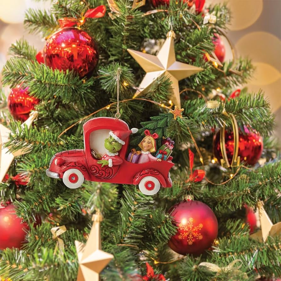 グリンチ☆クリスマスオーナメント☆Grinch☆enesco Amazon.co.jp: Enesco Dr.Seuss Grinch by Jim Shoreレッド